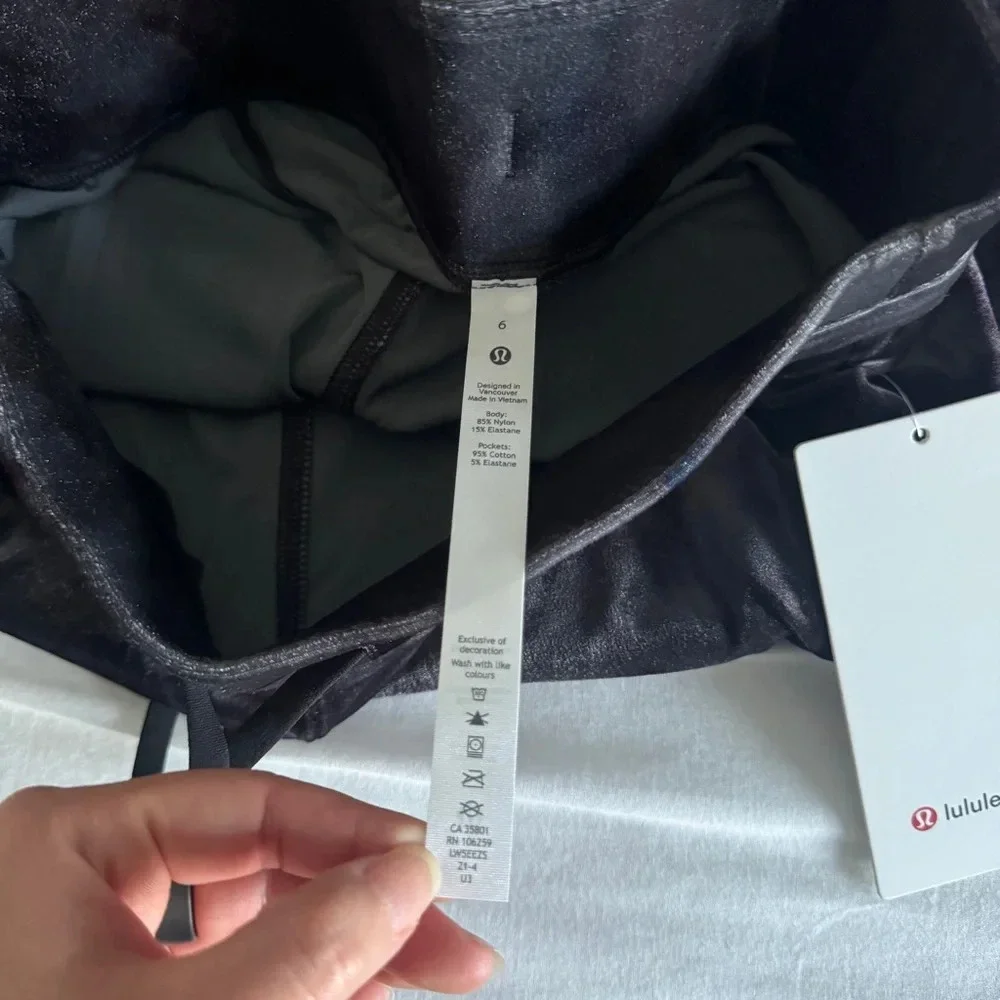 🆕 Lululemon Ready to Crush HR Velour Jogger Full Length Interstellar Dark Grey